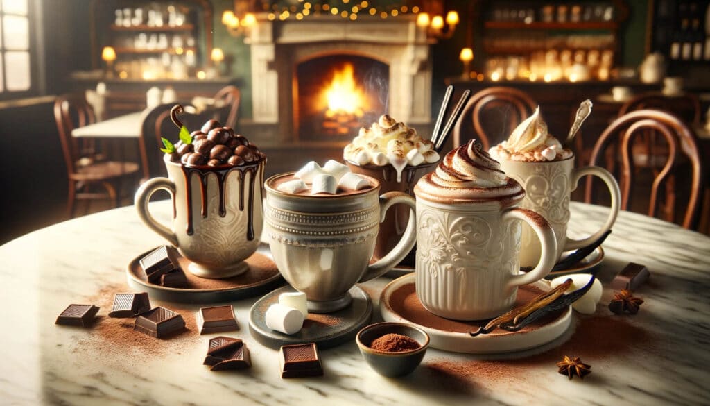 Heiße Schokolade und ihre Variationen